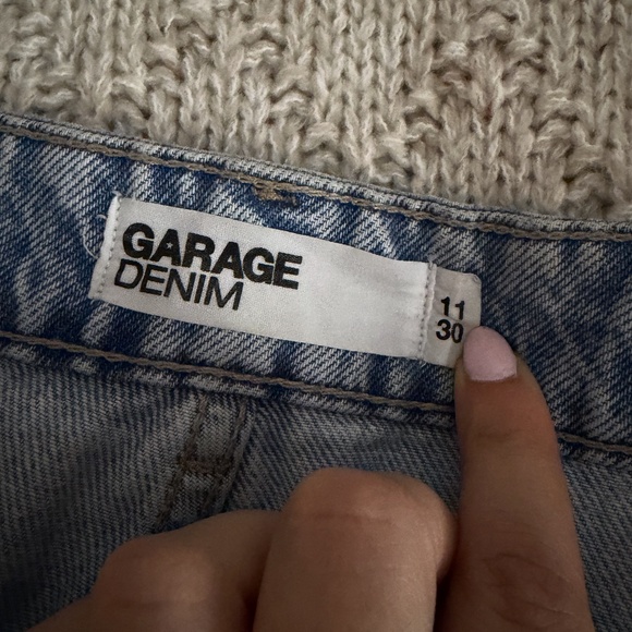 Garage Denim Slouchy Blue Jeans - Picture 2 of 4